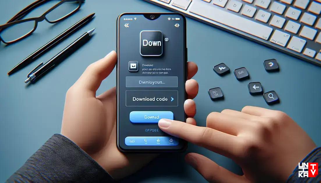 Como inserir o código de download Como inserir o código de download